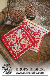 Free patterns - Presine & Sottopentola di Natale / DROPS Extra 0-1061