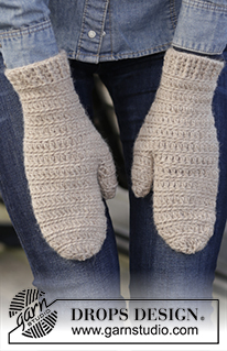 Free patterns - Mittens / DROPS Extra 0-1176
