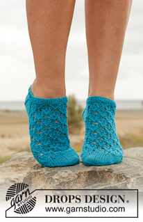 Free patterns - Women's Socks & Slippers / DROPS Extra 0-1244