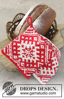 Free patterns - Presine & Sottopentola di Natale / DROPS Extra 0-1330