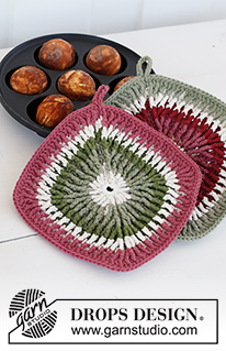 Free patterns - Potholders / DROPS Extra 0-1518