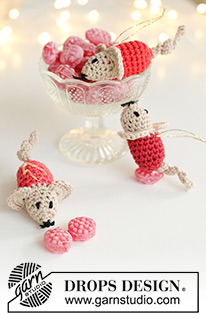 Free patterns - Christmas Decorations / DROPS Extra 0-1604