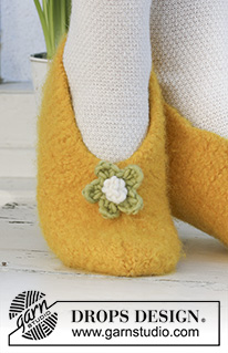 Free patterns - Children Slippers / DROPS Extra 0-546