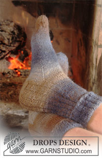 Free patterns - Chaussettes & Chaussons Homme / DROPS Extra 0-622