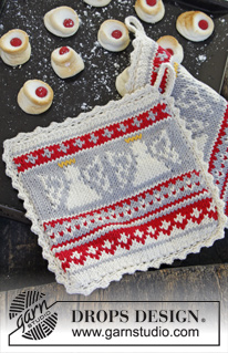 Free patterns - Presine & Sottopentola di Natale / DROPS Extra 0-994