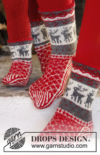 Free patterns - Nordic Socks / DROPS Extra 0-996