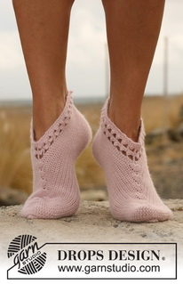 Free patterns - Chaussons / DROPS 129-20