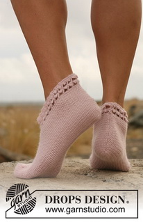 Free patterns - Slippers / DROPS 129-20