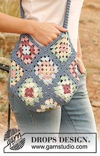 Free patterns - Fun with Crochet Squares / DROPS 139-15