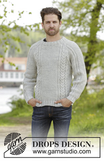 Free patterns - Pulls Homme / DROPS 174-15