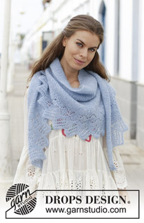 Free patterns - Store sjal / DROPS 188-37