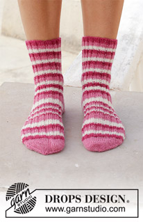Free patterns - Puolisääreen ylettyvät sukat / DROPS 189-28
