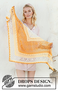 Free patterns - Store sjal / DROPS 200-21