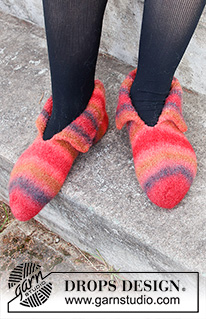 Free patterns - Chaussons / DROPS 214-60