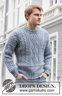Free patterns - Bluser & Sweaters til herrer / DROPS 219-12
