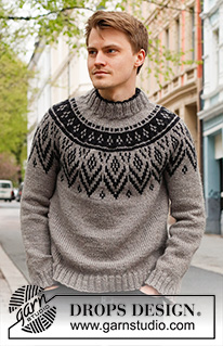 Free patterns - Homme / DROPS 224-14
