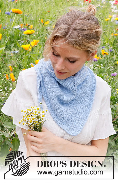 DROPS Design free patterns - Små sjal til dame