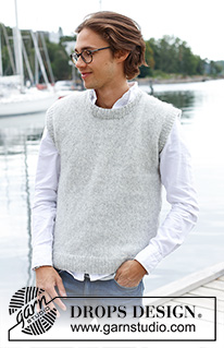 Free patterns - Pulls & Gilets sans Manches Homme / DROPS 233-7