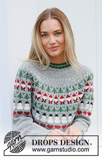 Free patterns - Weihnachtliche Pullover & Jacken / DROPS 235-39