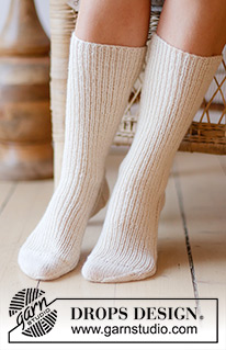 Free patterns - Puolisääreen ylettyvät sukat / DROPS 238-26