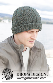Free patterns - Men's Hats & Headbands / DROPS 246-25