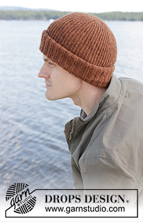 Free patterns - Men's Hats & Headbands / DROPS 246-30