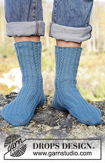 Free patterns - Chaussettes & Chaussons Homme / DROPS 246-39