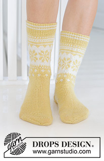 Free patterns - Women's Socks & Slippers / DROPS 247-21