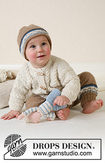 Free patterns - Baby Hats & Headbands / DROPS Baby 13-14