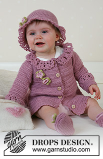 Free patterns - Baby letní klobouky / DROPS Baby 14-5
