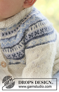 Free patterns - Kabátky a propínací svetříky pro miminka / DROPS Baby 16-10
