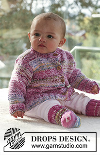 Free patterns - Kabátky a propínací svetříky pro miminka / DROPS Baby 16-19