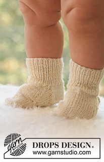 Free patterns - Baby Socks & Booties / DROPS Baby 17-23
