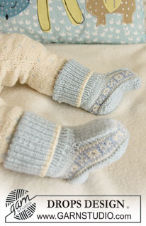 Free patterns - Baby calze & scarponcini / DROPS Baby 19-26