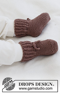 Free patterns - Ponožky a botičky pro miminka / DROPS Baby 42-13