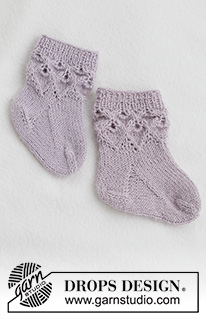 Free patterns - Baby calze & scarponcini / DROPS Baby 43-12