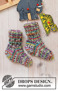 Free patterns - Ponožky a botičky pro miminka / DROPS Baby 43-24