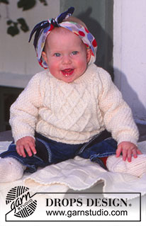 Free patterns - Gensere til baby / DROPS Baby 6-2