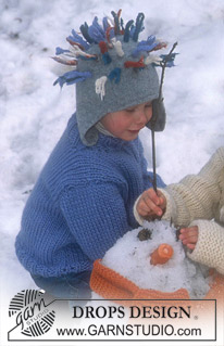 Free patterns - Dziecięce czapki z nausznikami / DROPS Children 12-47