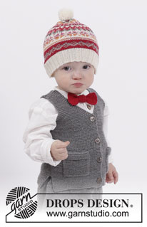 Free patterns - Christmas Hats for Children / DROPS Children 26-15