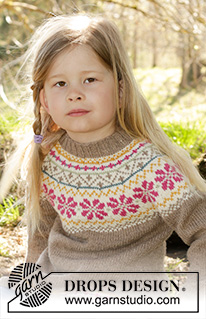 Free patterns - Nordische Pullover für Kinder / DROPS Children 27-8
