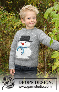 Free patterns - Vánoční pulovry a propínací svetry / DROPS Children 30-28
