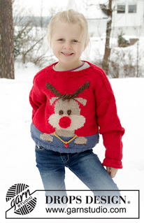 Free patterns - Vánoční pulovry a propínací svetry / DROPS Children 32-18