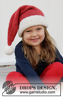 Free patterns - Gorros de Natal para Crianças / DROPS Children 32-21