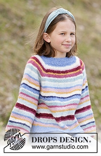 Free patterns - Dětské jednoduché pulovry / DROPS Children 34-22