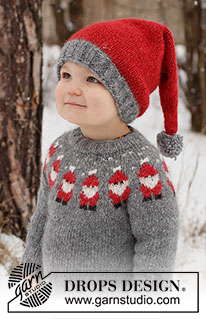 Free patterns - Santa Hats / DROPS Children 41-1