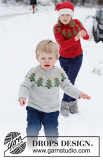 Free patterns - Nordische Pullover für Kinder / DROPS Children 41-17