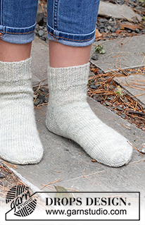 Free patterns - Dětské ponožky a papučky / DROPS Children 41-33