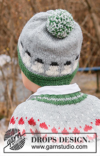 Free patterns - Dziecięce świąteczne czapki / DROPS Children 44-18