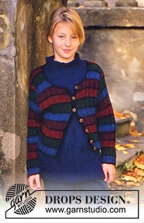 Free patterns - Einfache Jacken & Cardigans für Kinder / DROPS Children 7-8